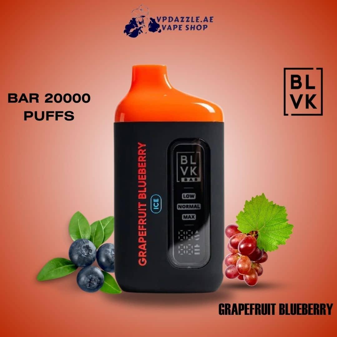BLVK BAR Grapefruit Blueberry FLAVORS 2000 PUFFS