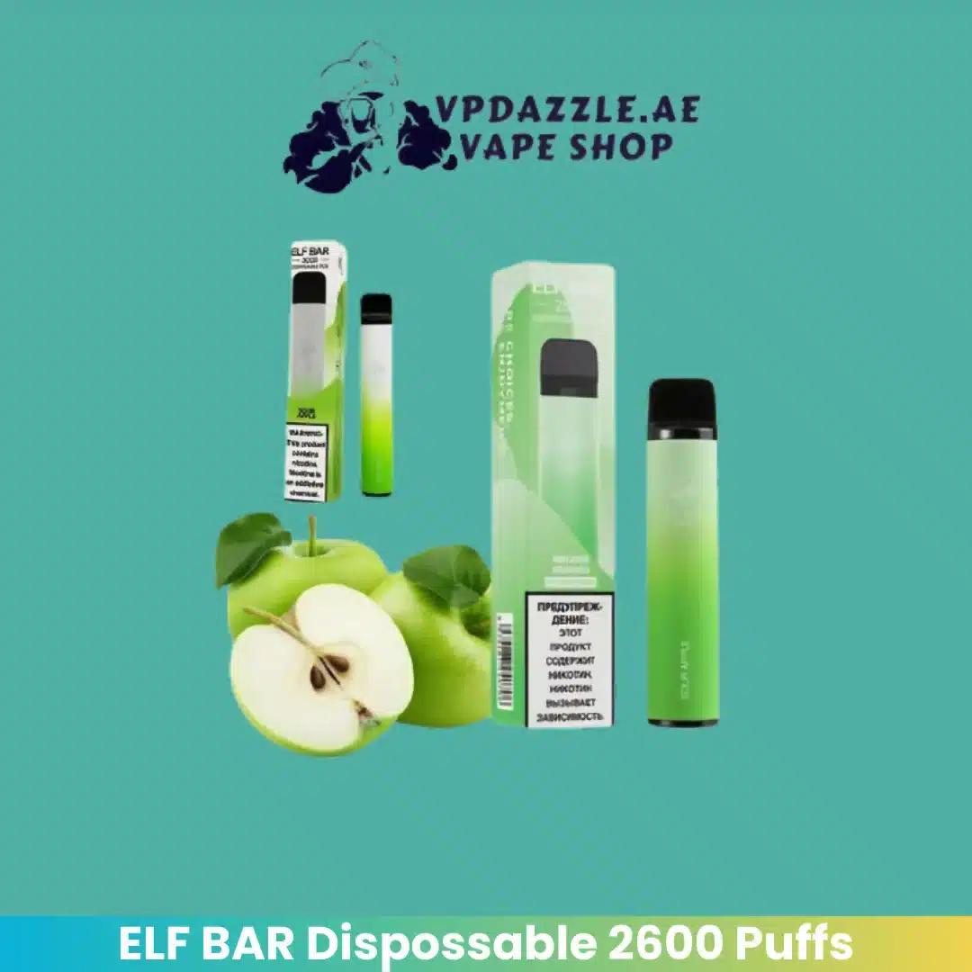ELF bar 2600 puffs Disposable Vape in Dubai, UAE