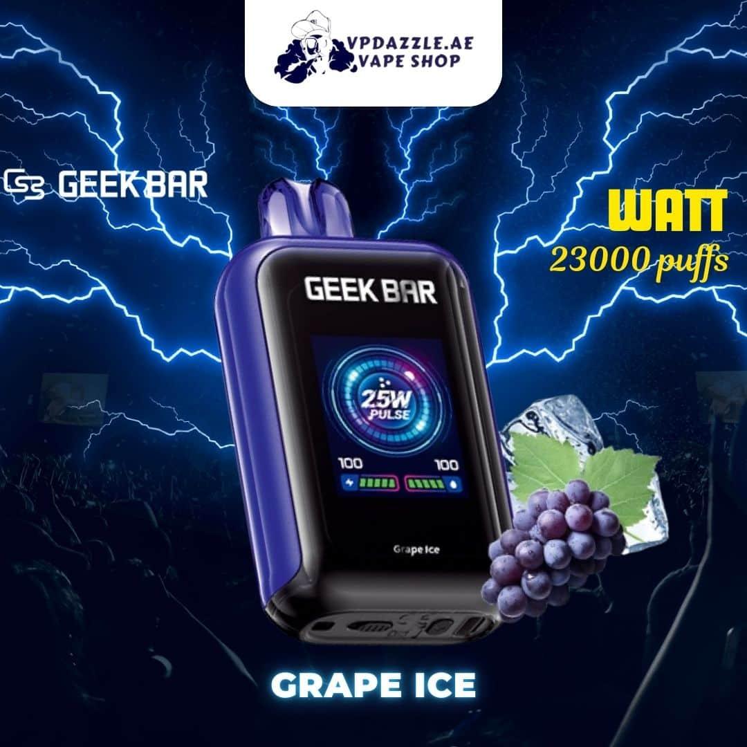 Geekbar Watt Grape Ice 23k puffs