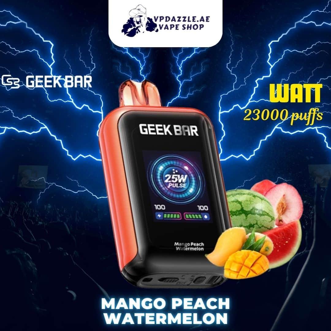 Geekbar Watt Mango Peach Watermelon 23k puffs