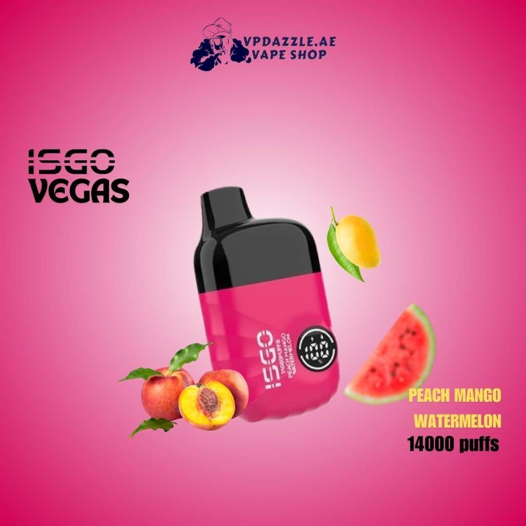 ISGO VEGAS peach mango watermelon 14000