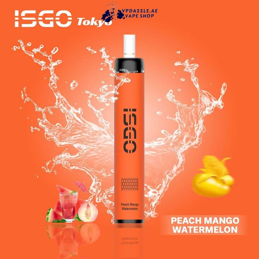 Isgo Tokyo Peach Mango Watermelon 4000 puffs