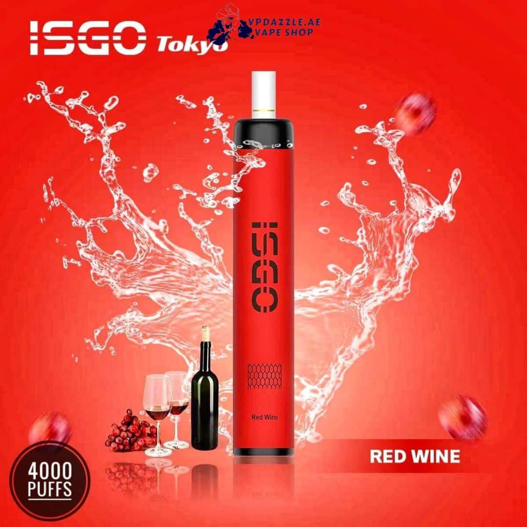 Isgo Tokyo Red Wine 4000 puffs