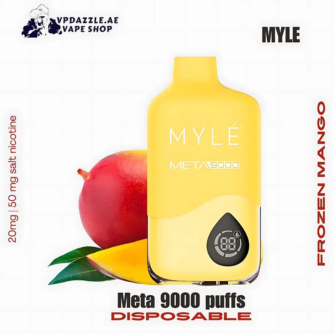 Myle Meta 9000 Puffs Disposable Vape frozen mango