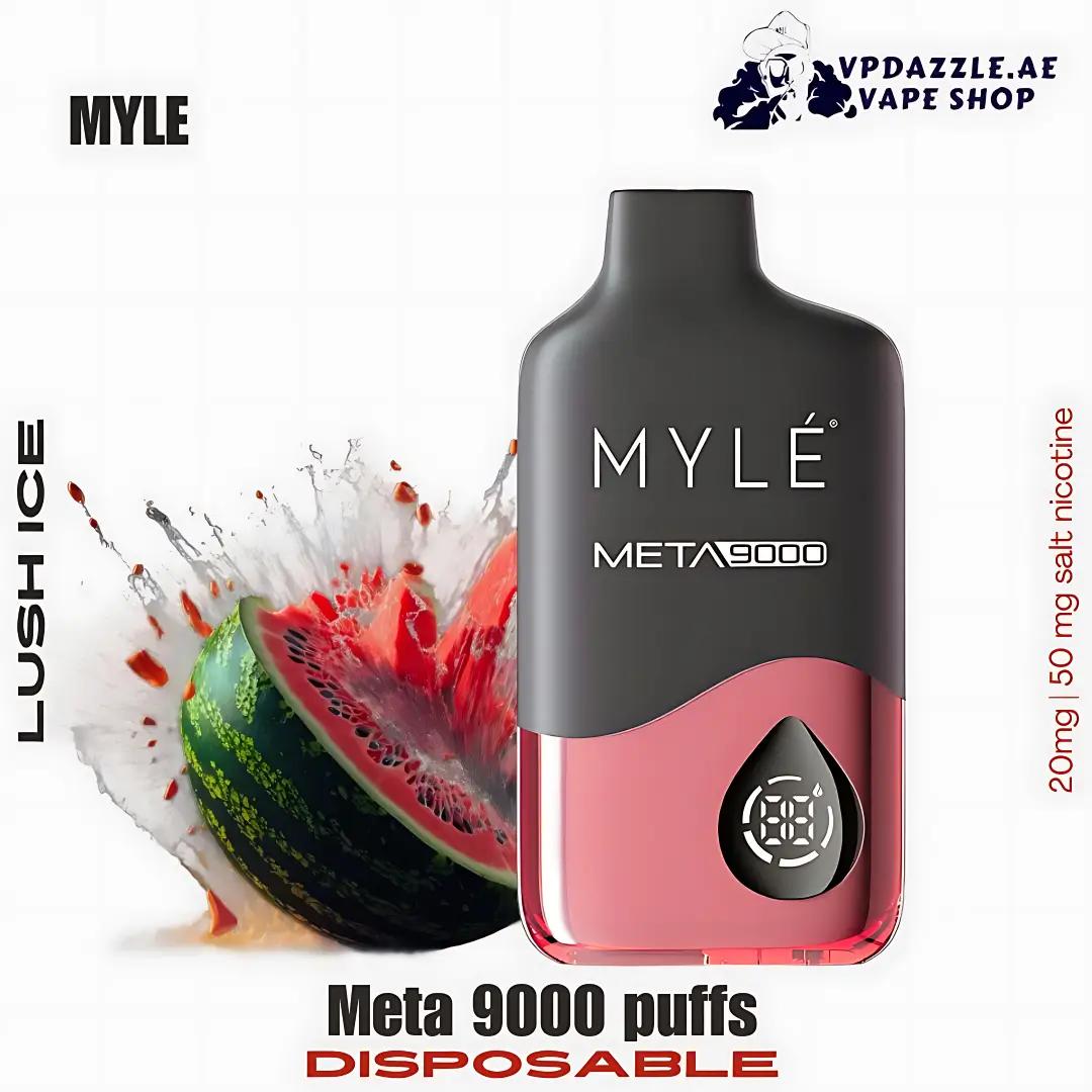 Myle Meta 9000 Puffs Disposable Vape lush ice