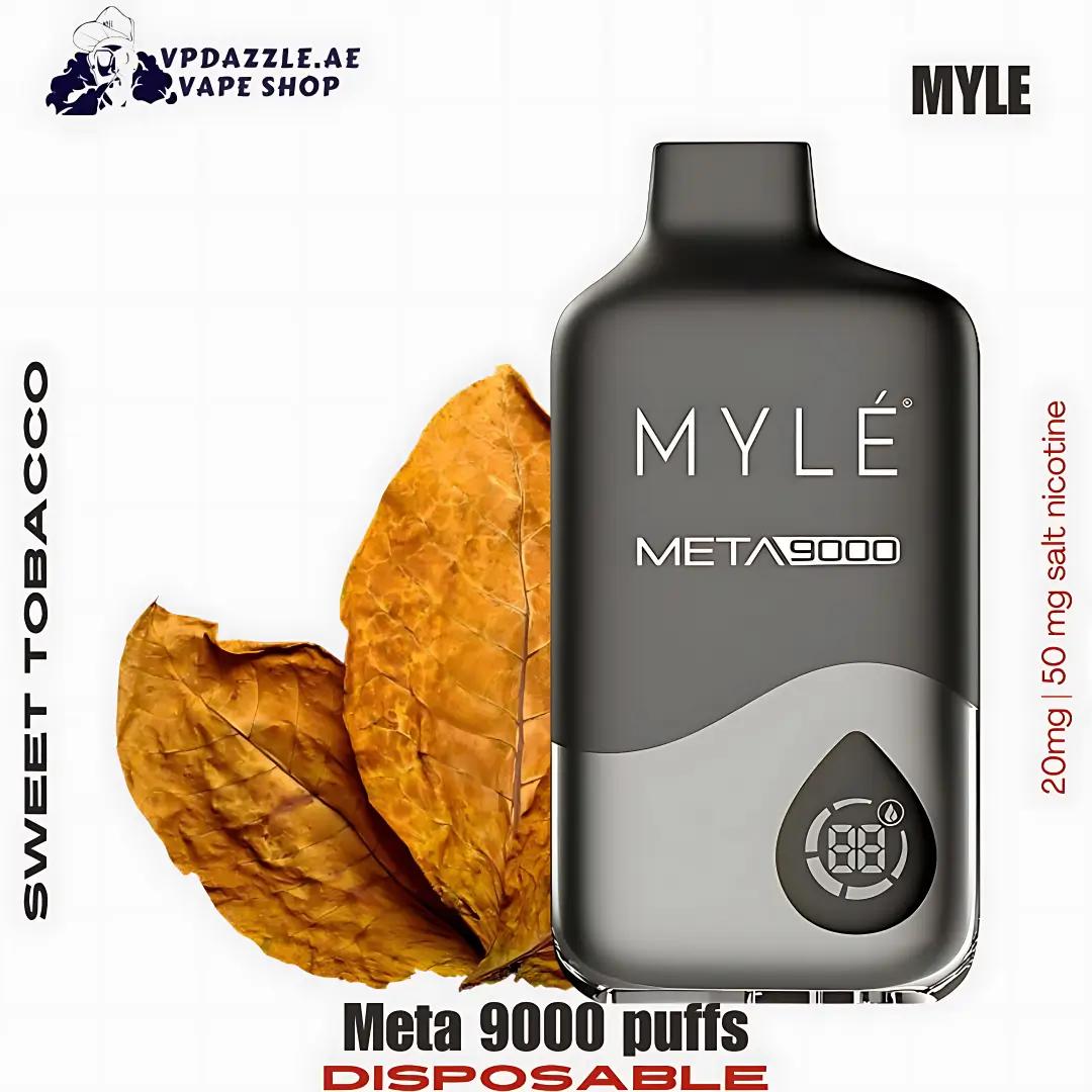 Myle Meta 9000 Puffs Disposable Vape sweet tobacco