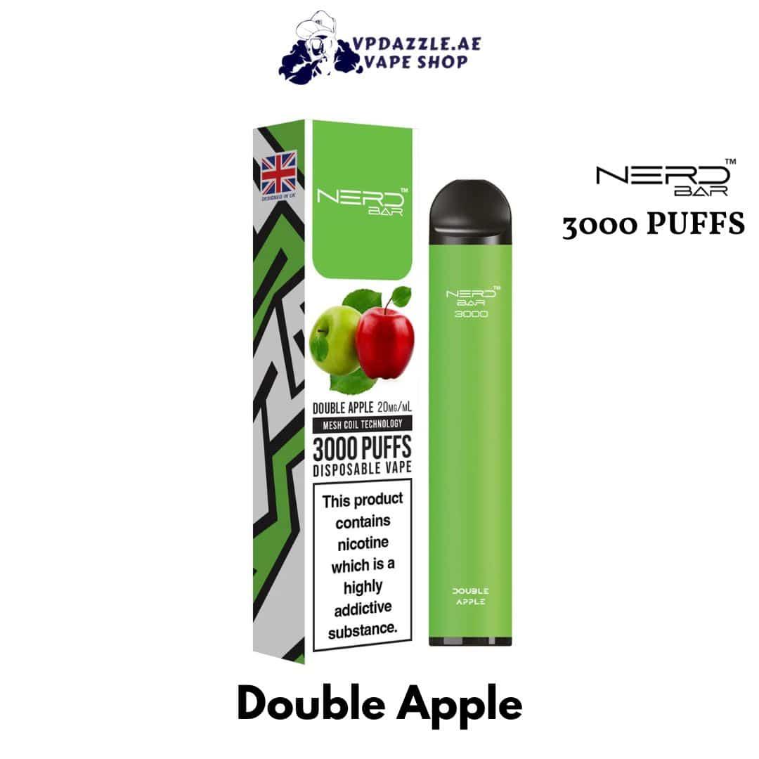 Nerd Bar Double Apple 3000 Puffs