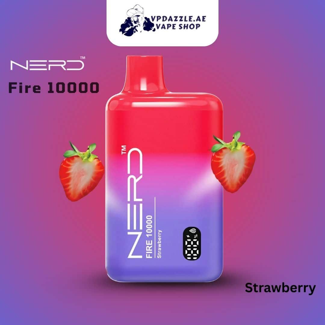 Nerd Fire Strawberry 10000 Puffs