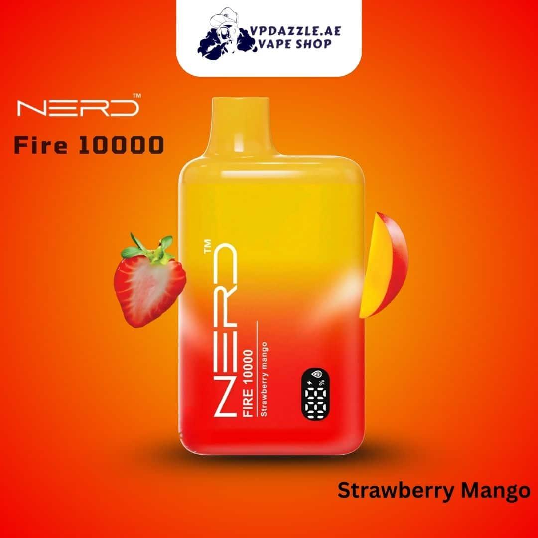 Nerd Fire Strawberry Mango 10000 Puffs