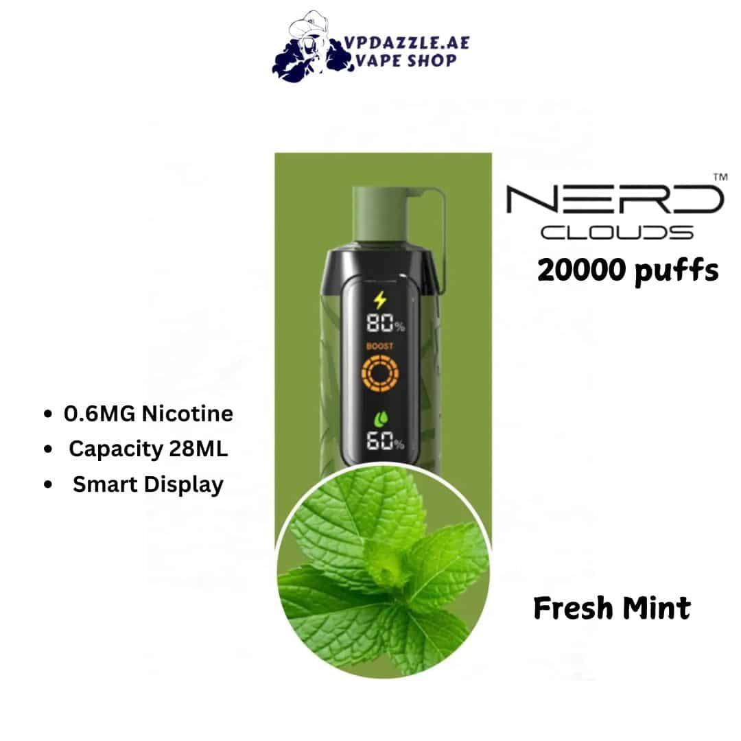 Nerd cloud Fresh Mint 20k puffs