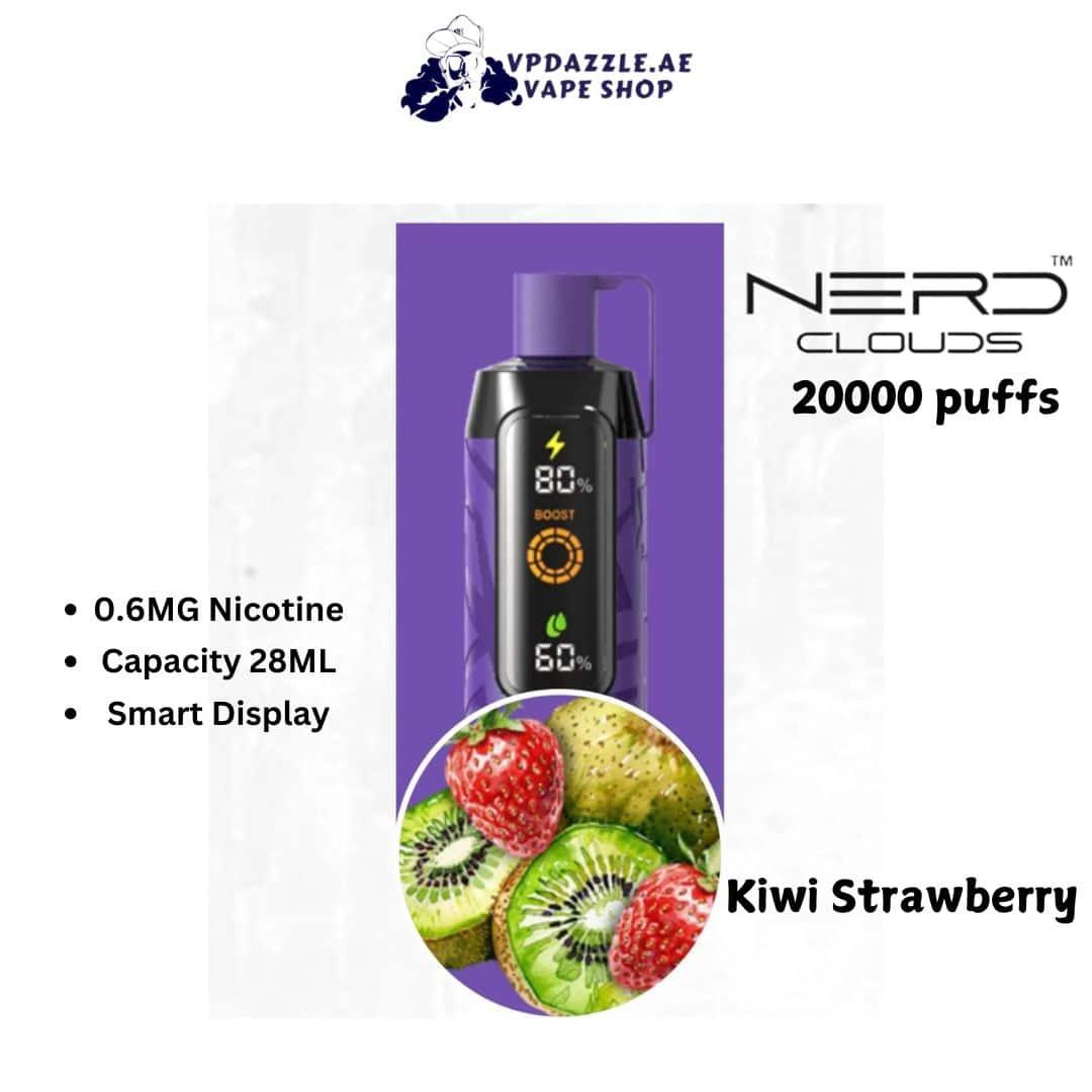 Nerd cloud Kiwi Strawberry 20k puffs