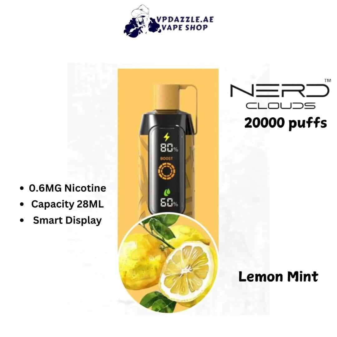 Nerd cloud Lemon Mint 20k puffs