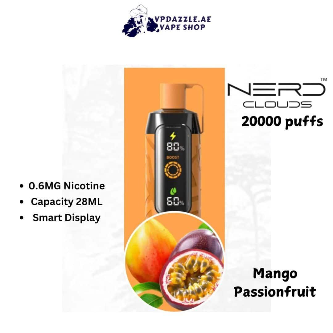 Nerd cloud Mango Passionfruit 20k puffs