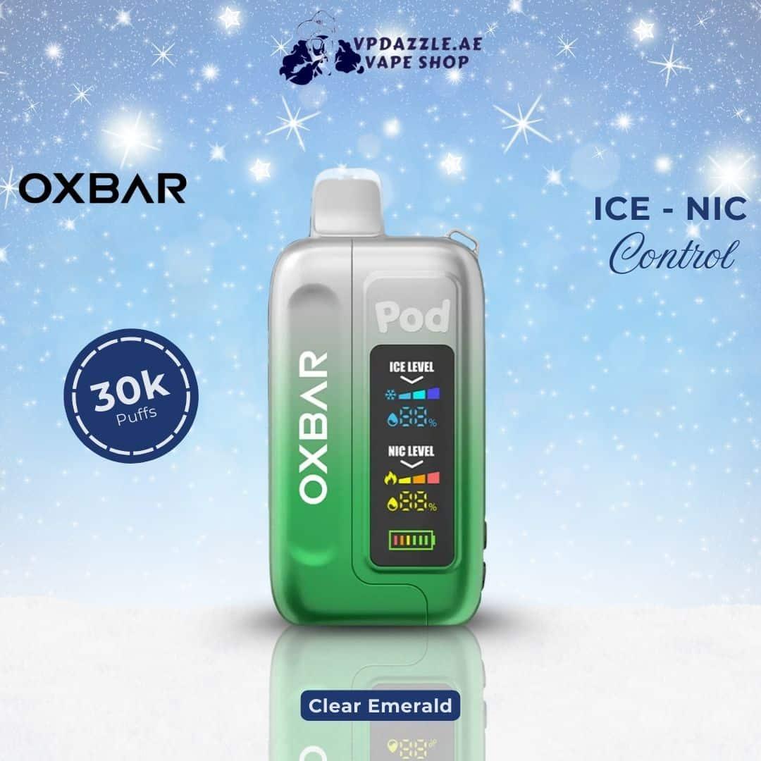 Oxbar Ice Nic Control Clear Emerald 35000 Puffs