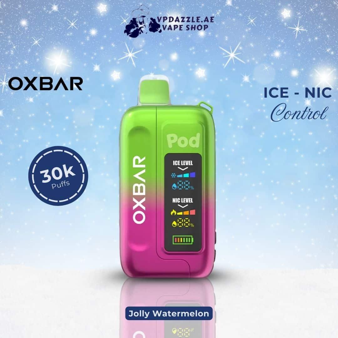 Oxbar Ice Nic Control Jolly Watermelon 35000 Puffs