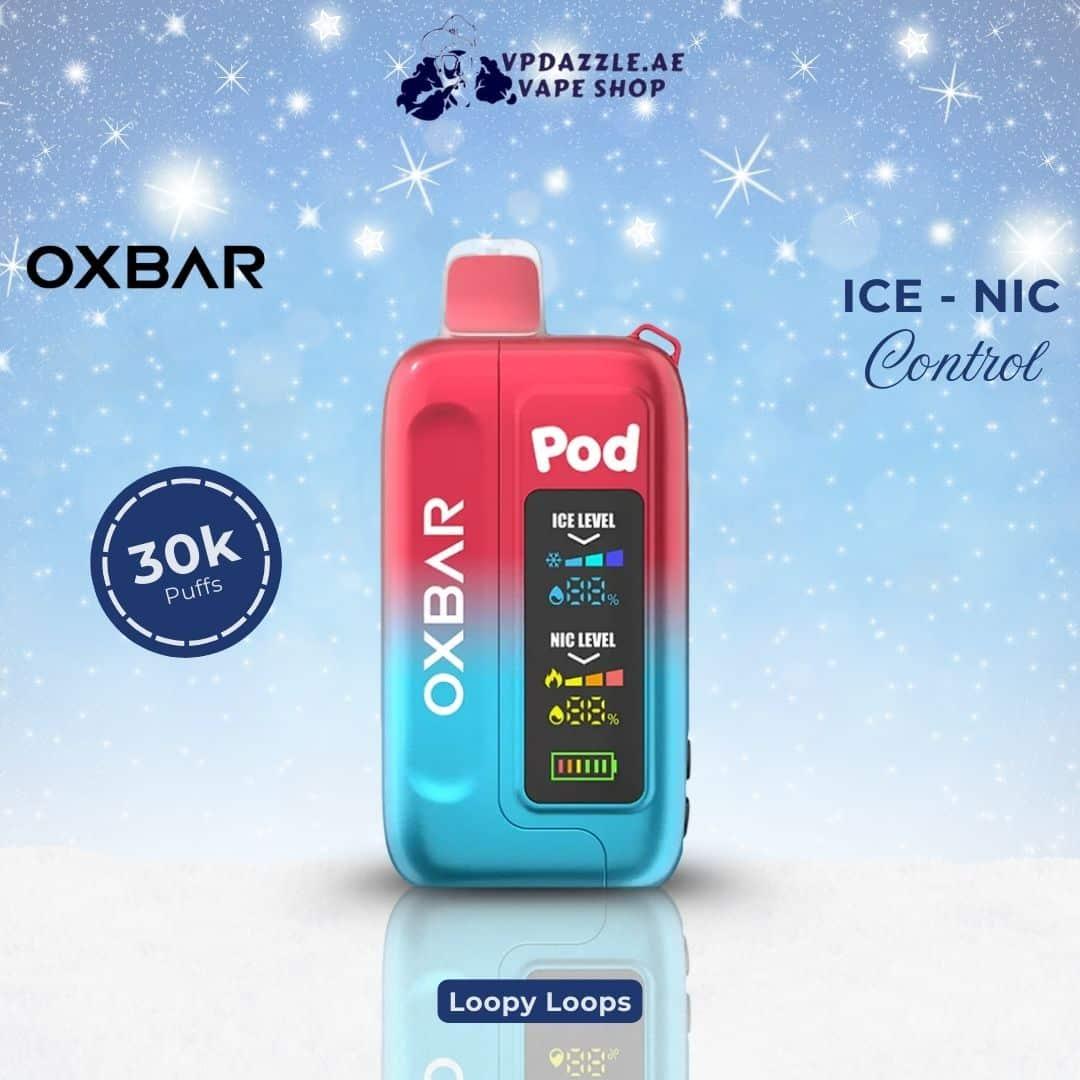 Oxbar Ice Nic Control Loopy Loops 35000 Puffs
