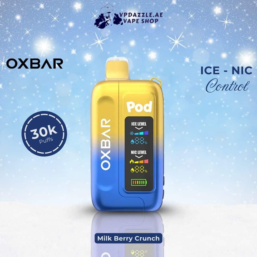 Oxbar Ice Nic Control Milk Berry Crunch 35000 Puffs