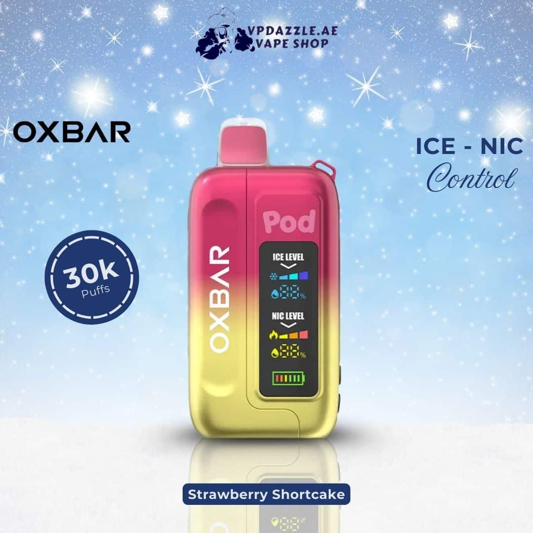Oxbar Ice Nic Control Strawberry Shortcake 35000 Puffs