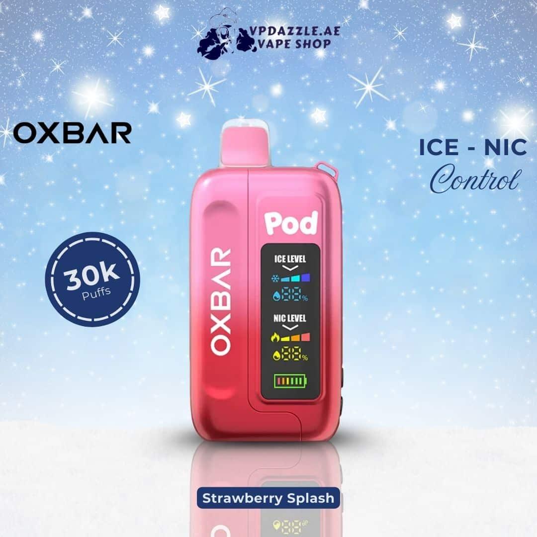 Oxbar Ice Nic Control Strawberry Splash 35000 Puffs