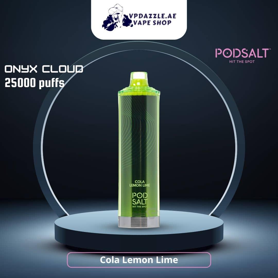 Pod Salt Onyx Cloud Cola Lemon Lime 25000 Puffs