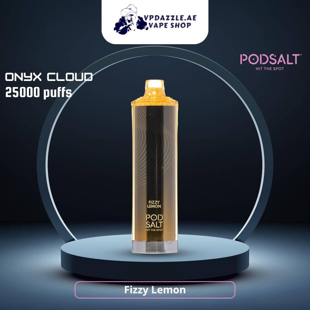 Pod Salt Onyx Cloud Fizzy Lemon 25000 Puffs