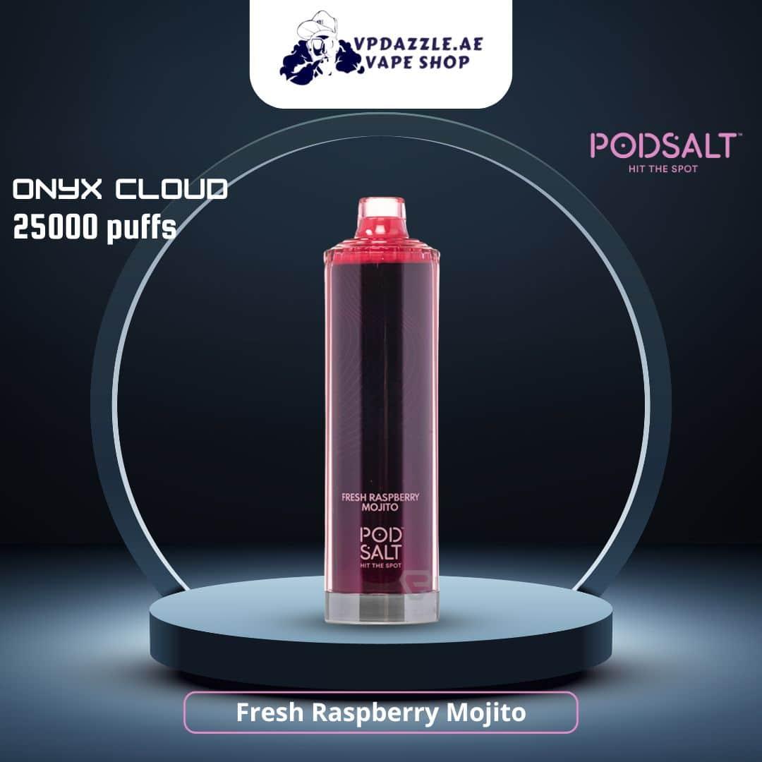 Pod Salt Onyx Cloud Fresh Raspberry Mojito 25000 Puffs