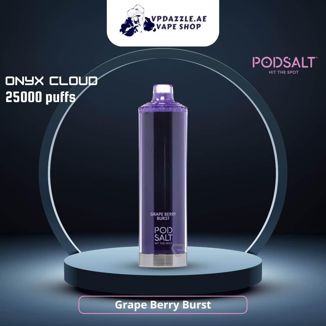 Pod Salt Onyx Cloud Grape Berry Burst 25000 Puffs