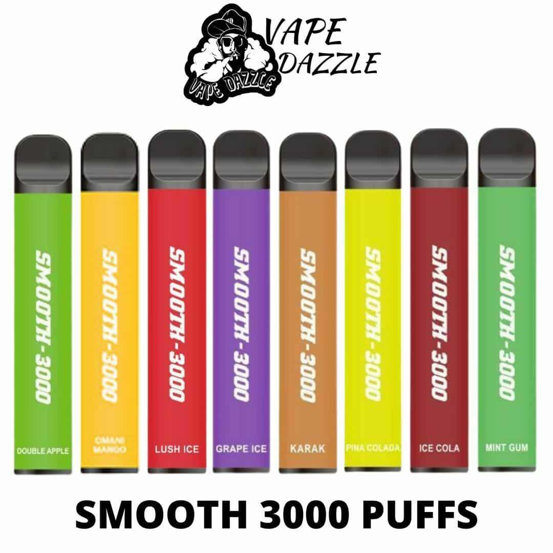 SMOOTH DISPOSABLE VAPE 3000 PUFFS