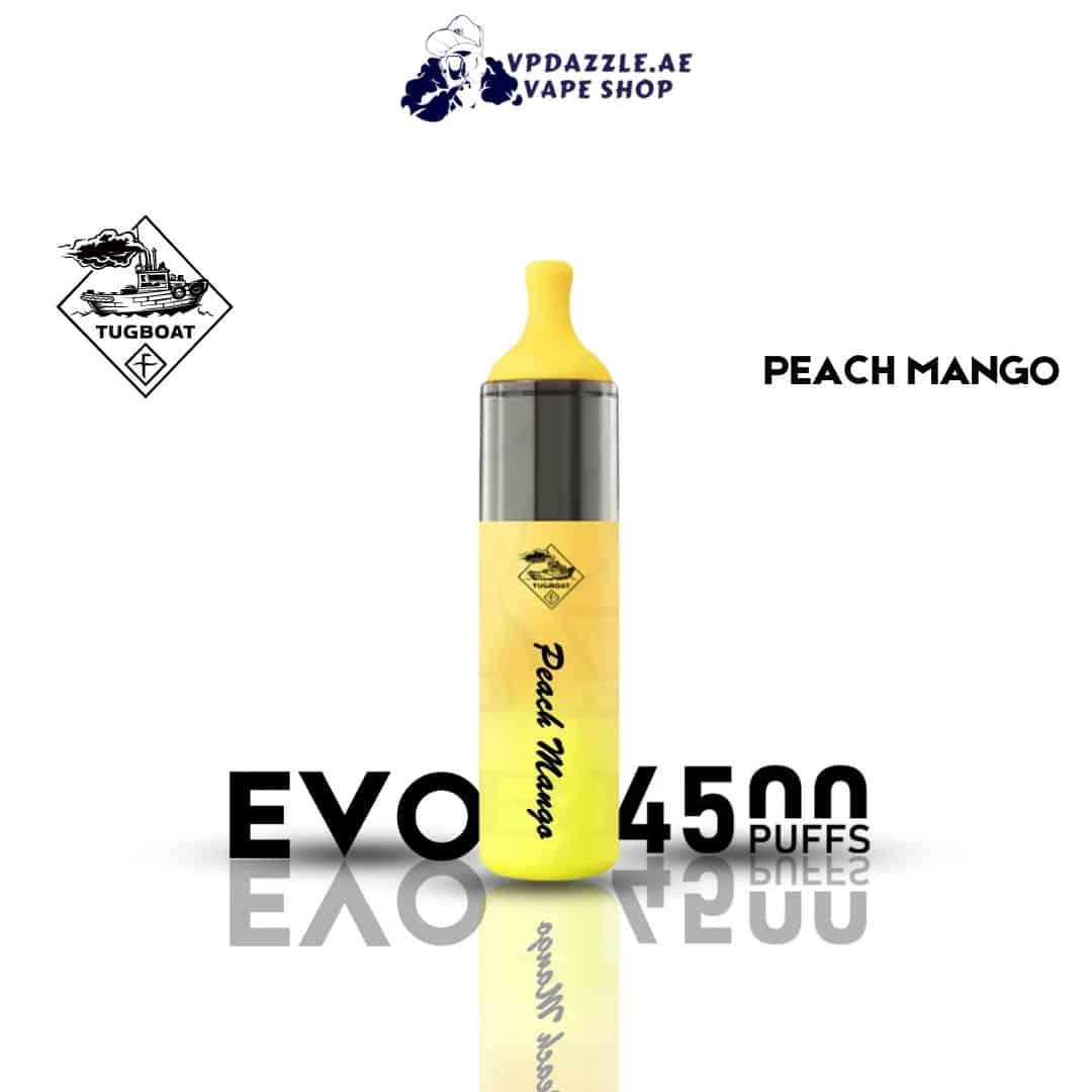 TUGBOAT EVO PEACH MANGO 4500 PUFFS