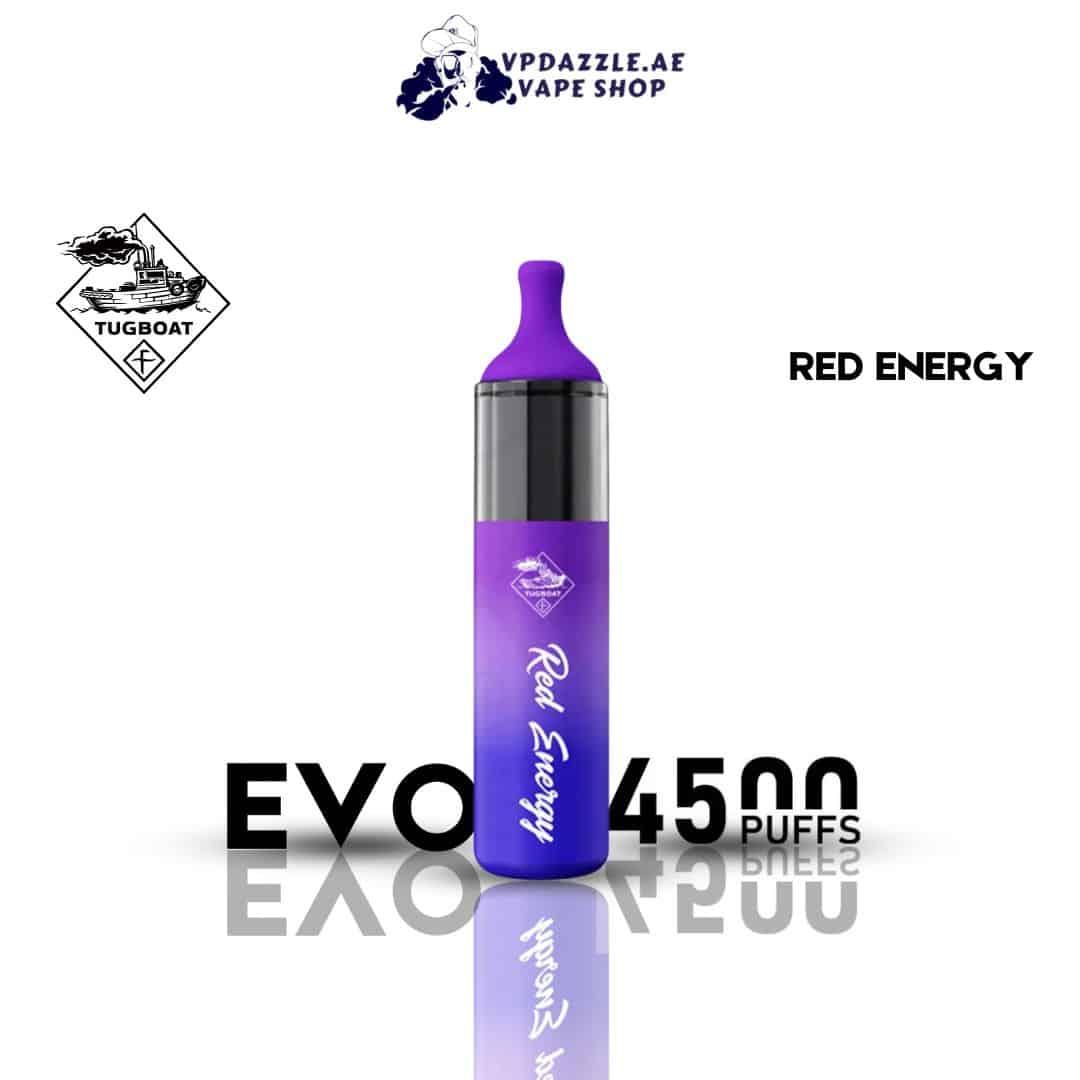 TUGBOAT EVO RED ENERGY 4500 PUFFS