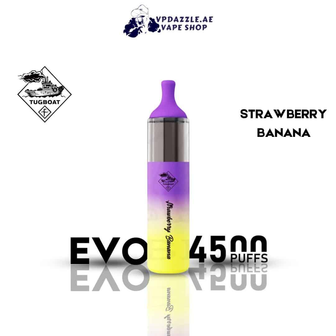 TUGBOAT EVO STRAWBERRY BANANA 4500 PUFFS