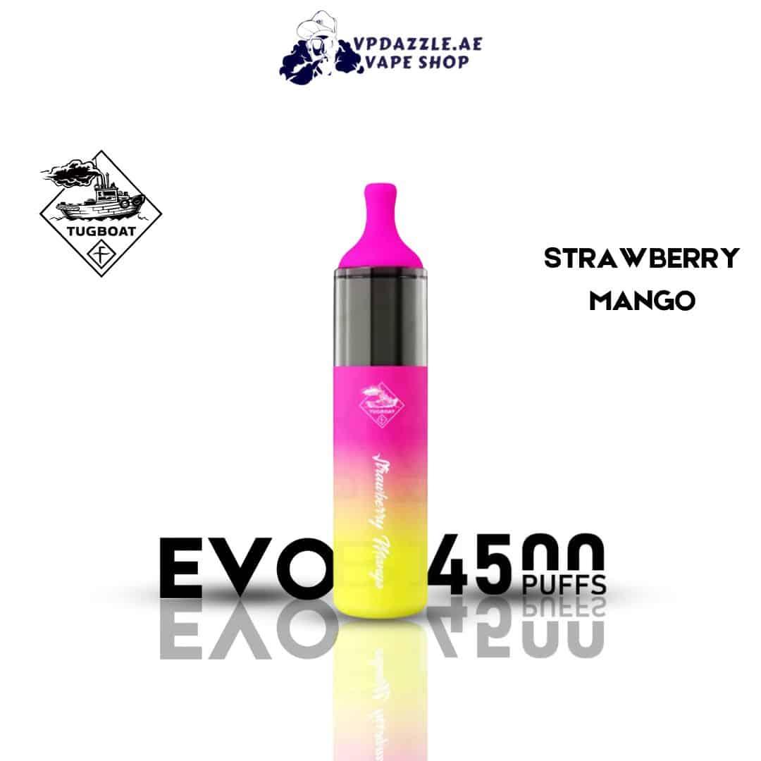 TUGBOAT EVO STRAWBERRY MANGO 4500 PUFFS
