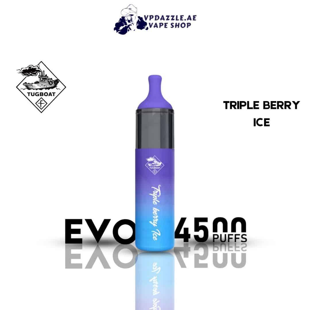 TUGBOAT EVO TRIPLE BERRY ICE 4500 PUFFS