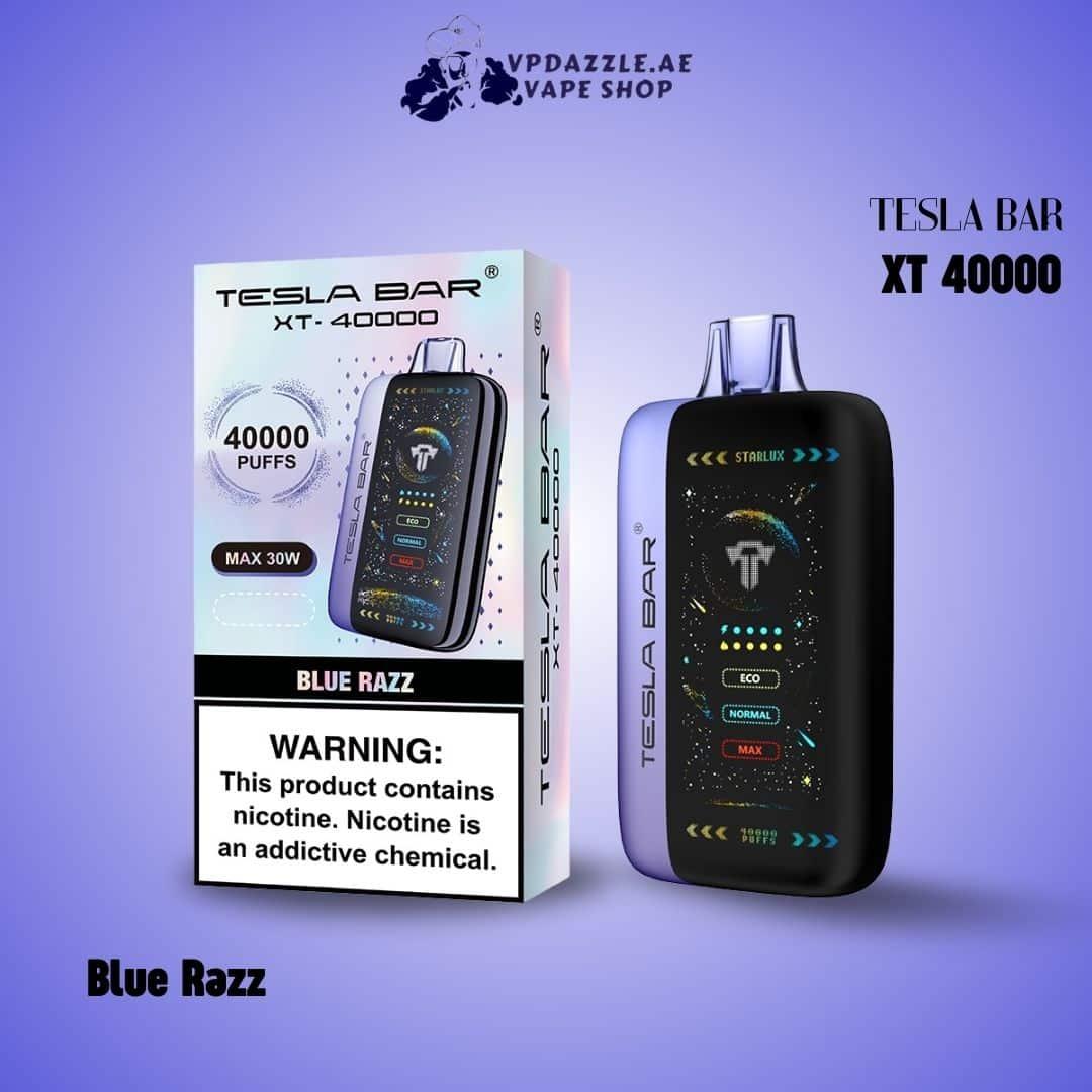 Tesla Bar XT Blue Razz 40000 puffs