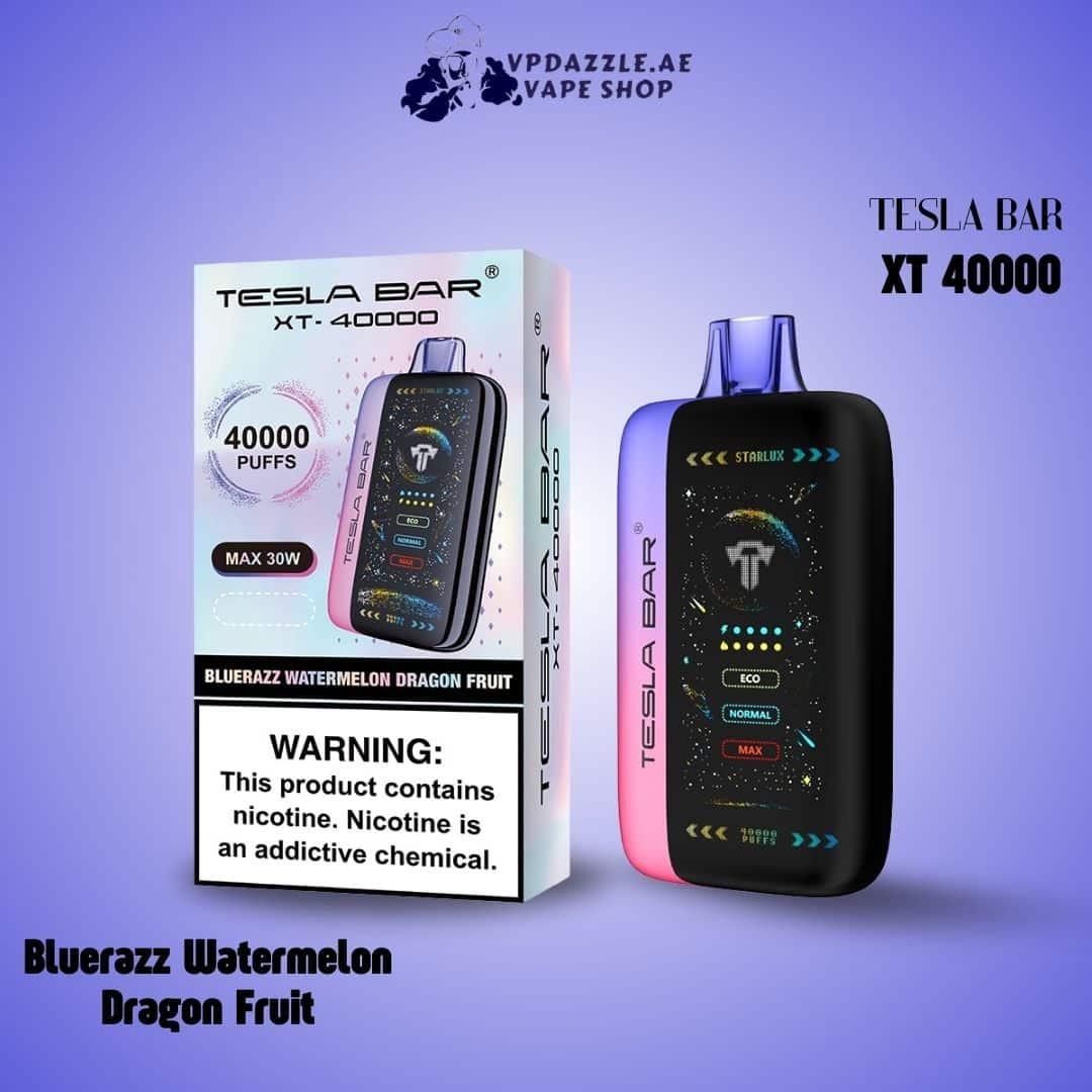 Tesla Bar XT Bluerazz Watermelon Dragon Fruit 40000 puffs
