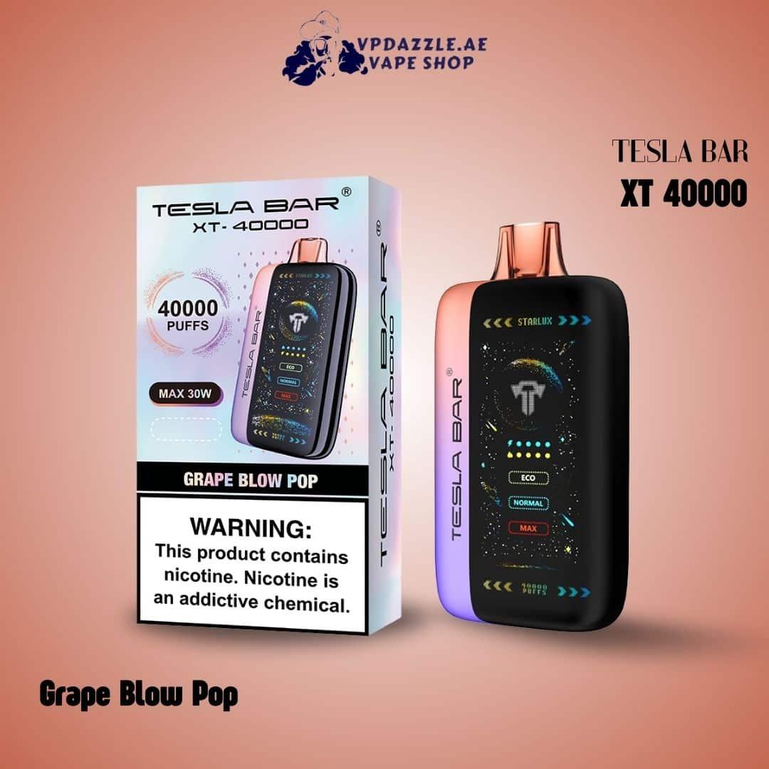 Tesla Bar XT Grape Blow Pop 40000 puffs