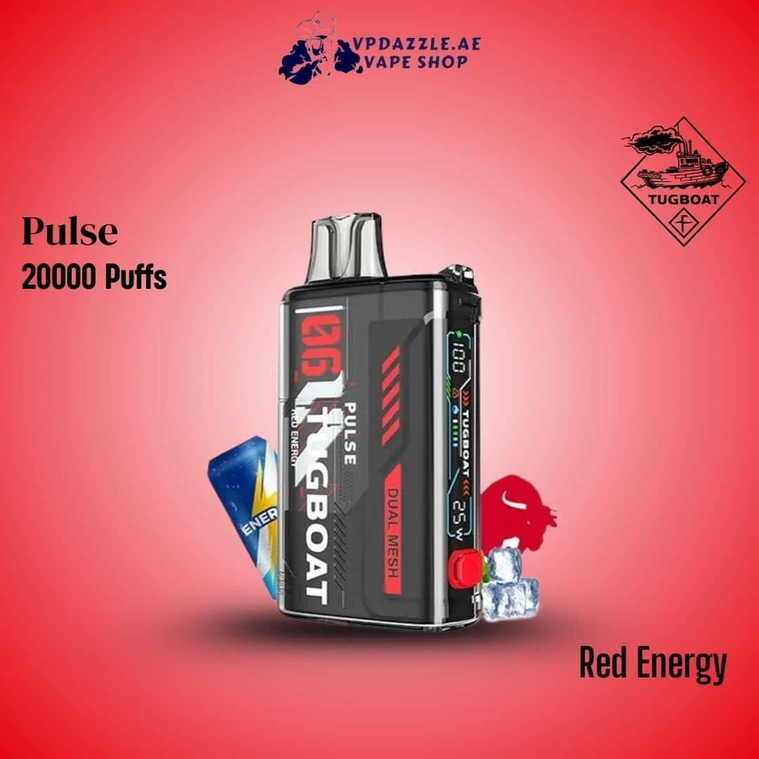 Tugboat Pulse Red Energy 20000 Puffs