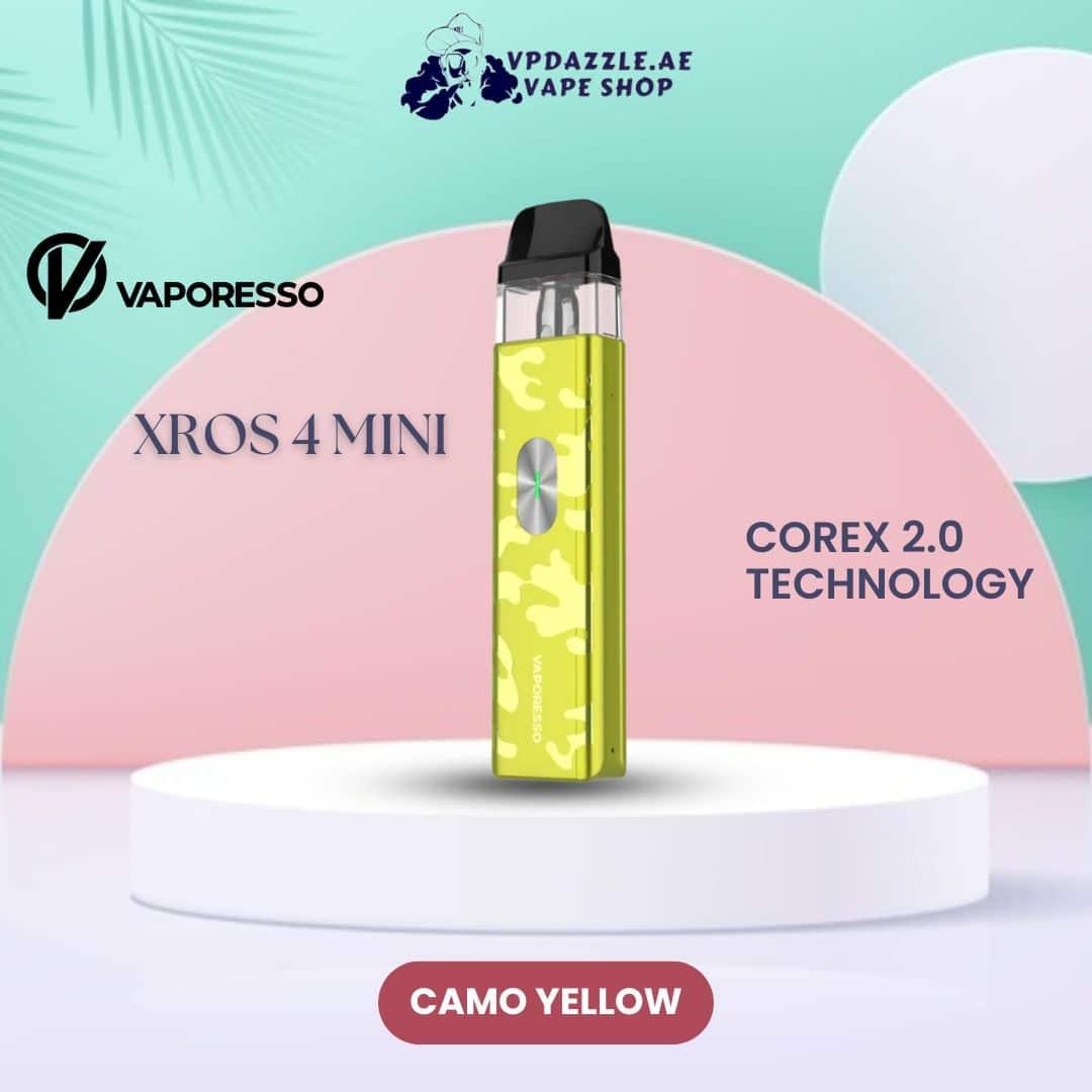VAPORESSO XROS 4 MINI POD Camo Yellow COLOR