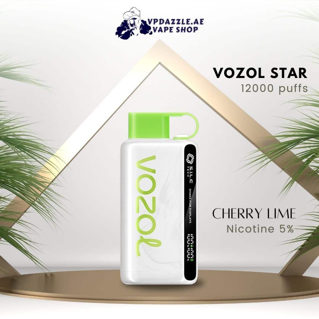 vozol star cherry lime 12000