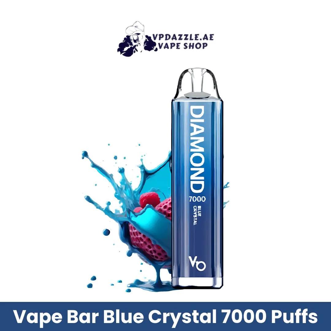 Vapes Bars Diamond 7000 Puffs Blue Crystal Flavor