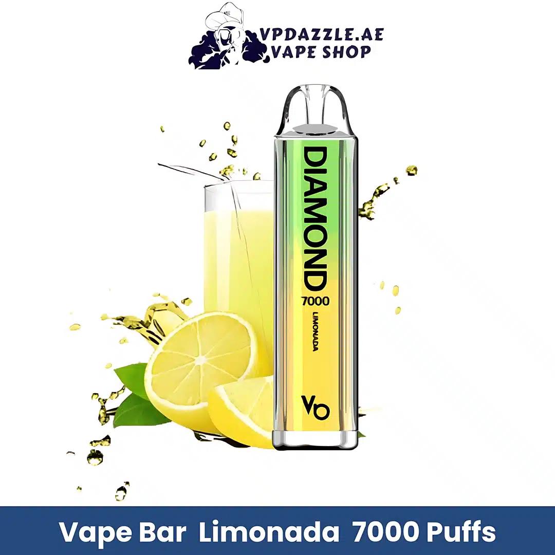 Vapes Bars Diamond 7000 Puffs Limonada Flavor