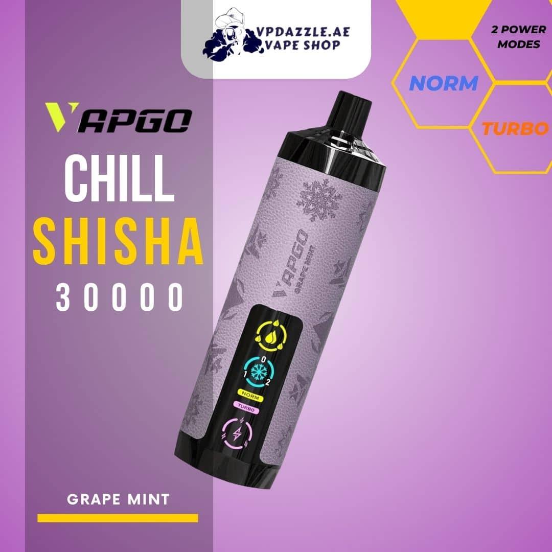 Vapgo Bar Chill Shisha Grape Mint 30000 Puffs