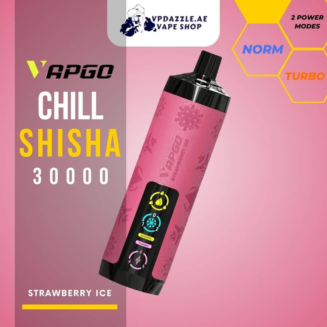 Vapgo Bar Chill Shisha Strawberry Ice 30000 Puffs