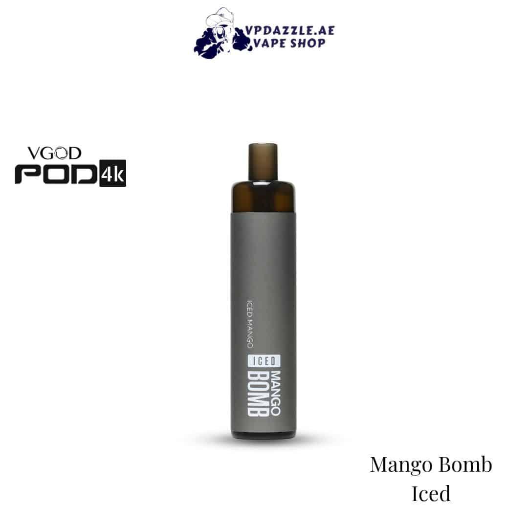 Vgod 4k Pod Mango Bomb Iced 4000 puffs