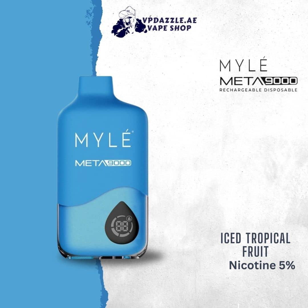 myle meta iced tropical fruit 9000