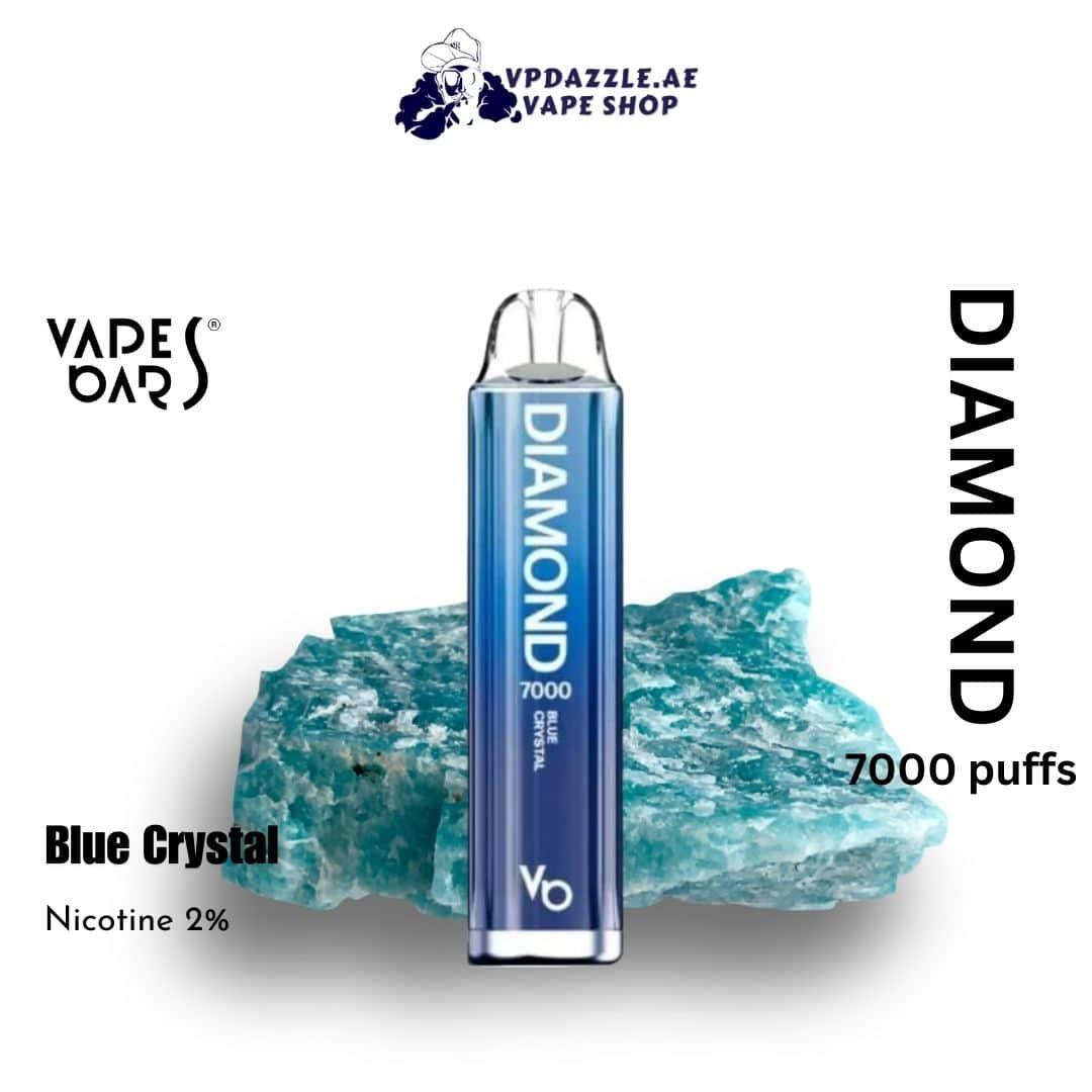 vapes bars diamond Blue Crystal 7000