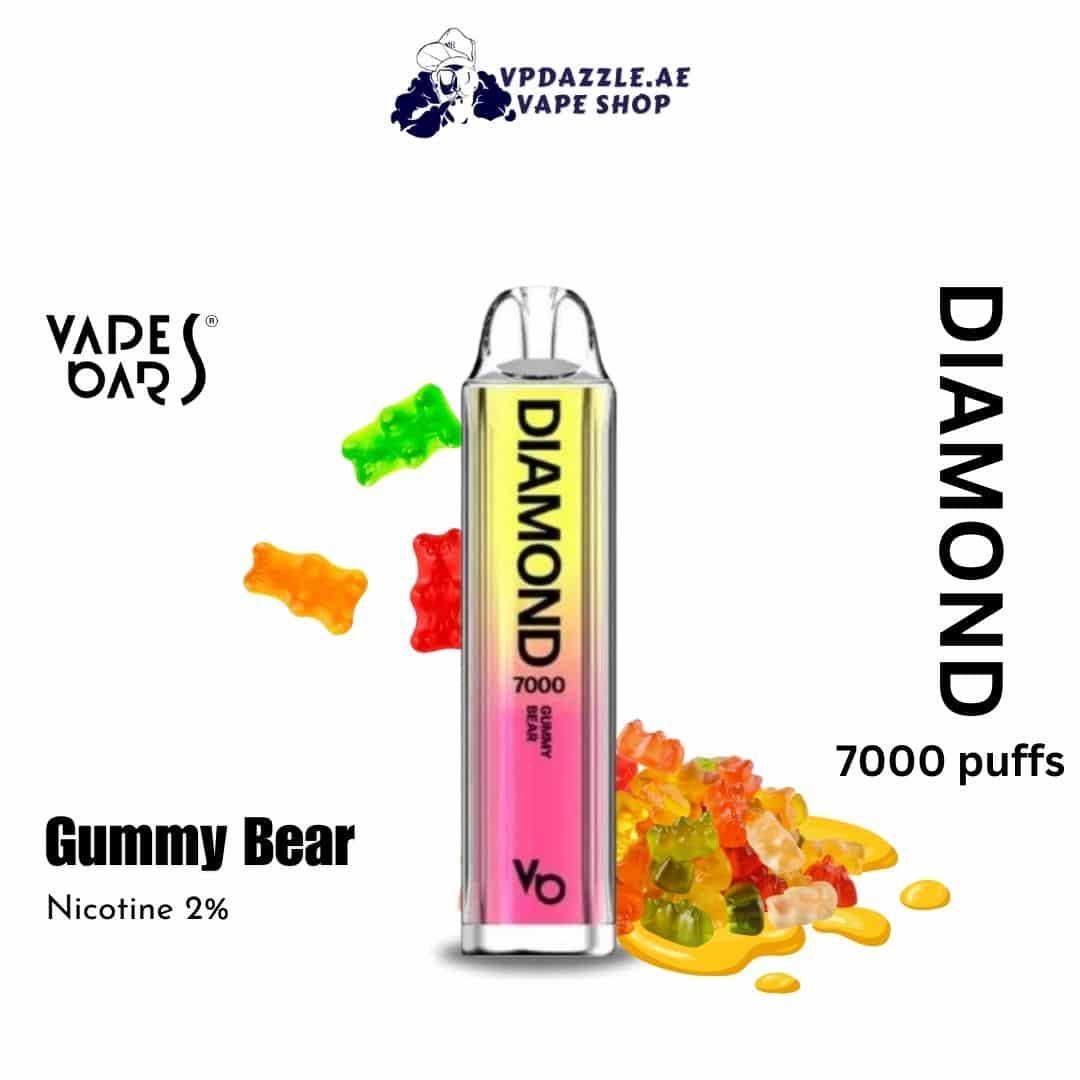 vapes bars diamond Gummy Bear 7000