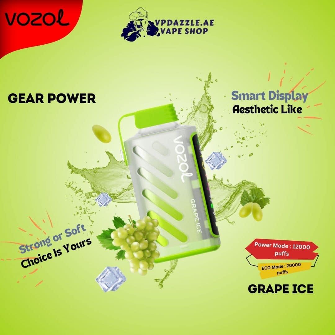 vozol gear power Grape Ice 20000