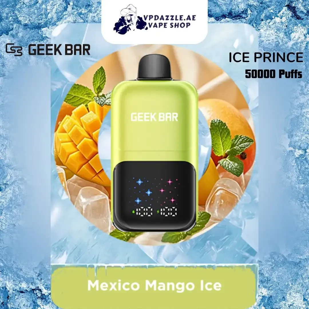 geek-bar-iceprince blueberry raspberry ice flavor 50000 puffs