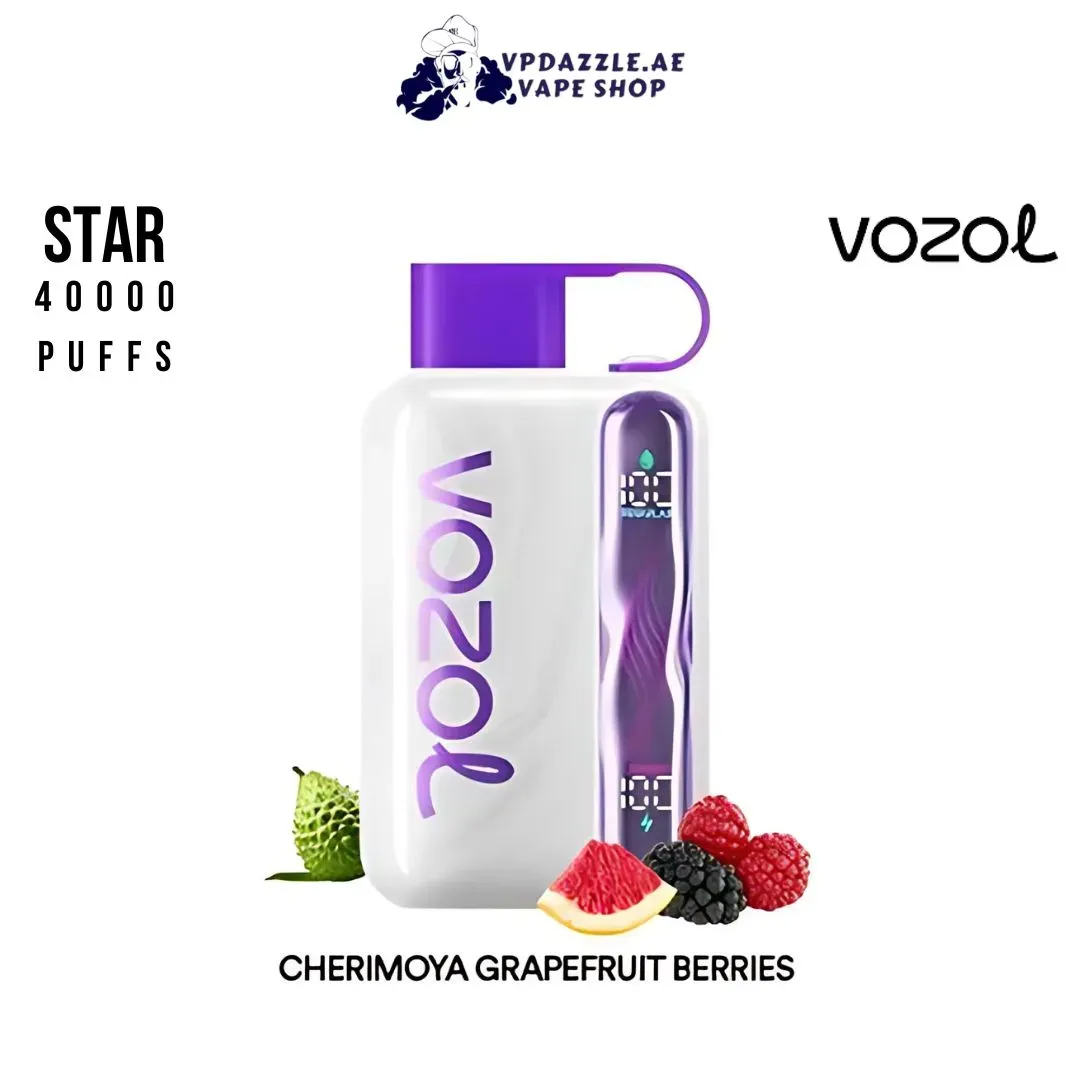 Vozol Star Cherimoya Grapefruit Berries flavor 40000 puffs